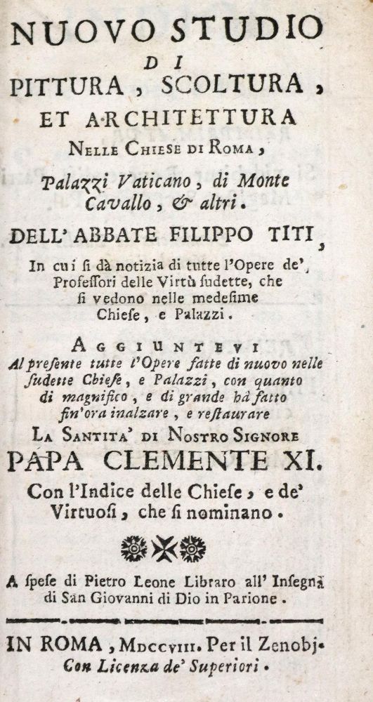 Große Abbildung Nr.1: 131-1678 Titi,F.: (Italien, Rom)