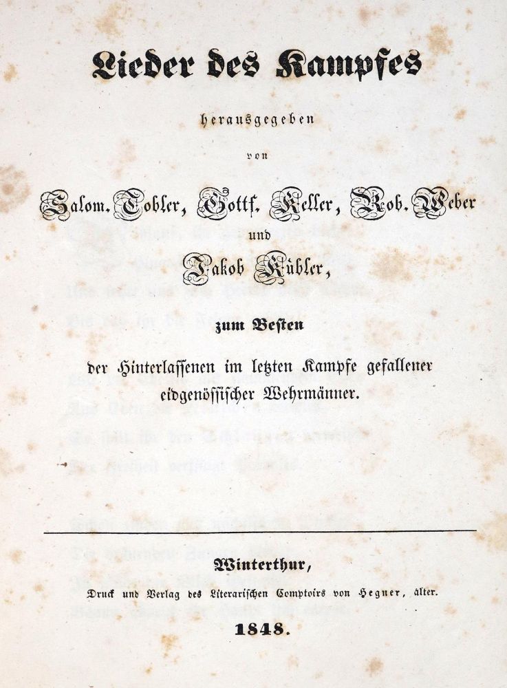 Große Abbildung Nr.1: 131-1701 Keller,G. u.a. (Hrsg.).: (Schweiz)
