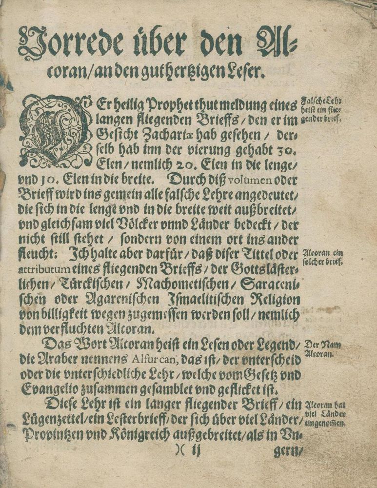 Große Abbildung Nr.1: 131-171 (Schweigger,S.: (Koran)