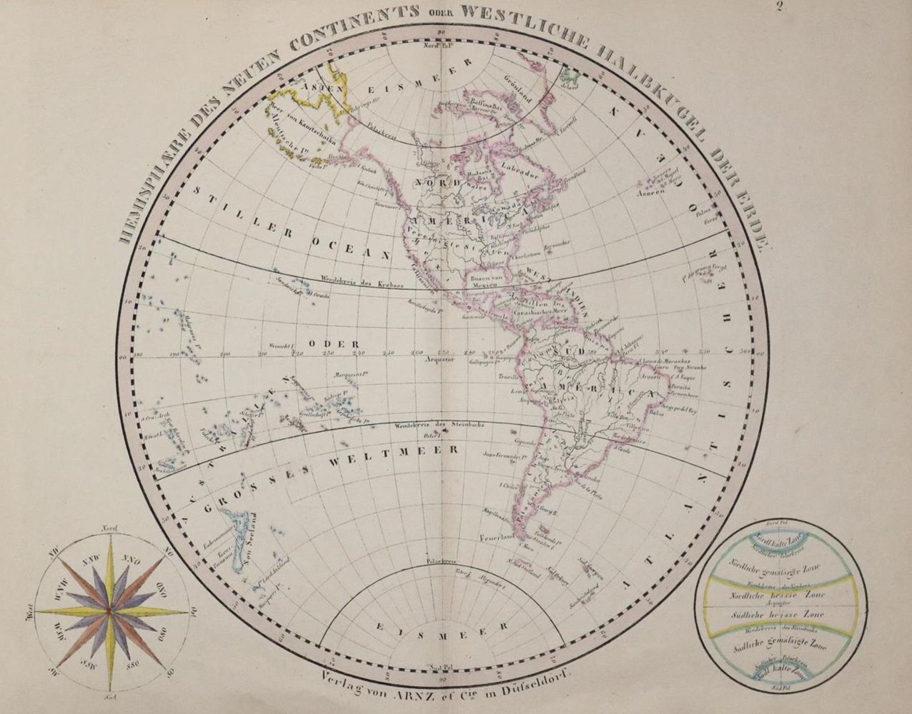 Große Abbildung Nr.2: 131-1714 Arnz,J.: (Verschiedene Länder - Varia, Atlanten)