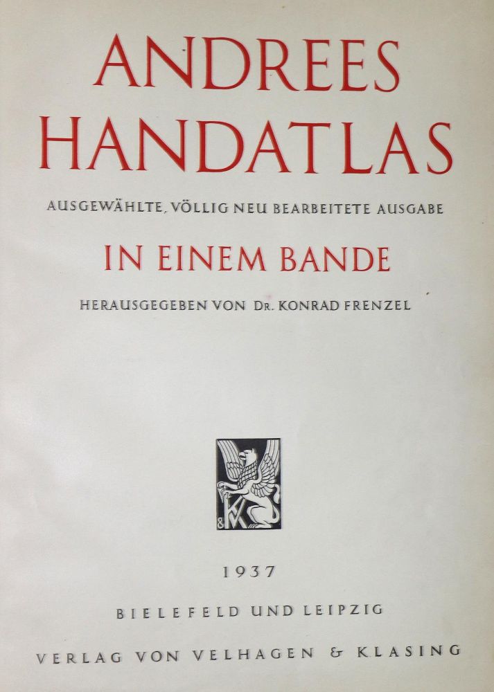 Große Abbildung Nr.2: 131-1719 Handtke,F.: (Verschiedene Länder - Geschichte, Atlanten)