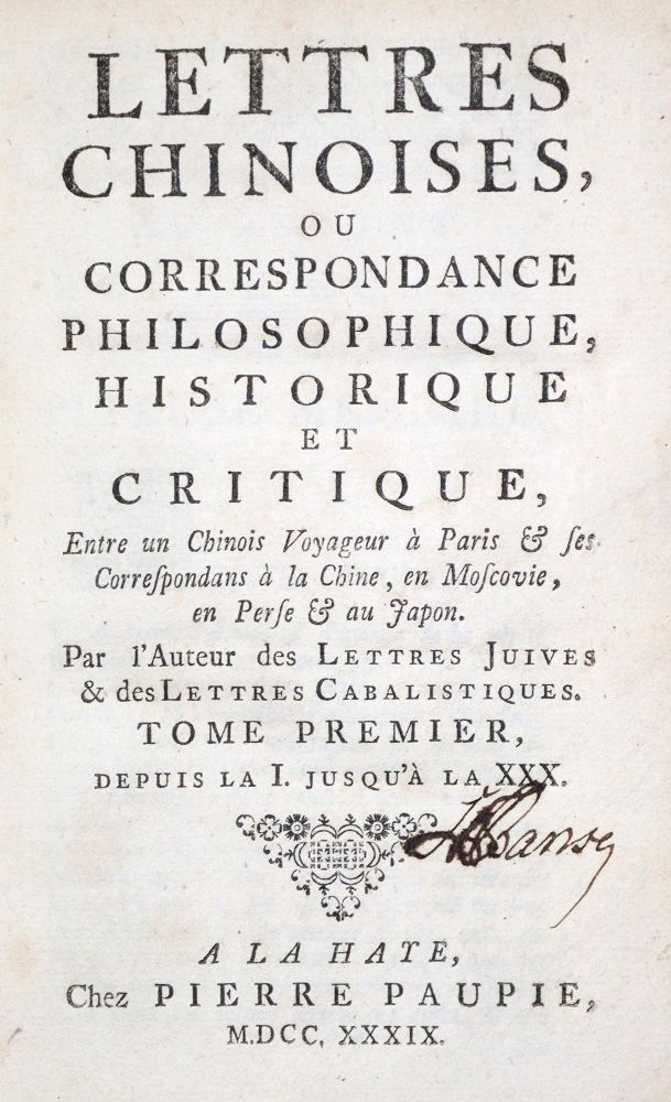 Große Abbildung Nr.2: 131-1729 Boyer,J.B.M.d'A.: (Verschiedene Länder - Geschichte)