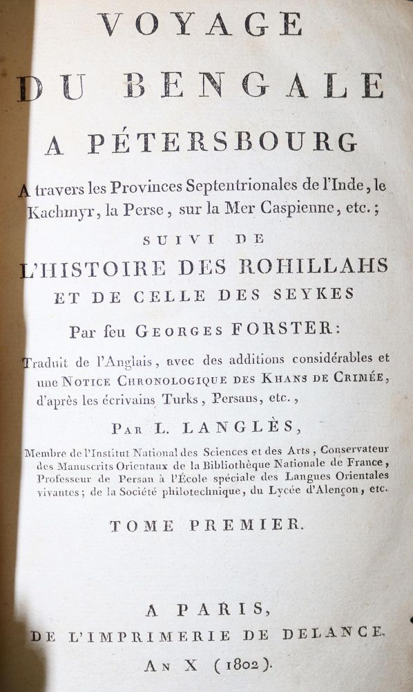 Große Abbildung Nr.1: 131-1739 Forster,G.: (Verschiedene Länder - Geschichte)