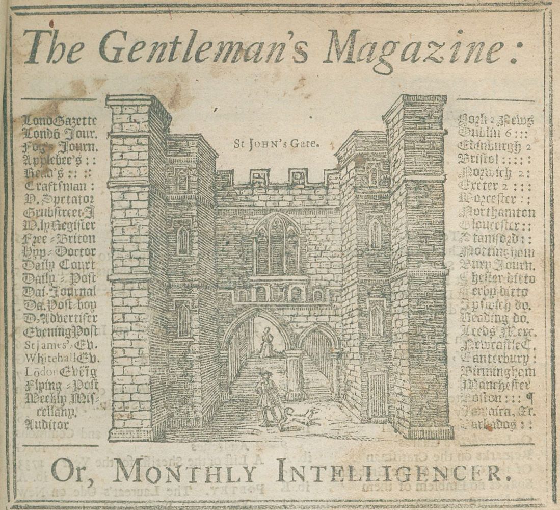 Große Abbildung Nr.9: 131-1744 Gentleman's Magazine, The,: (Verschiedene Länder - Geschichte)