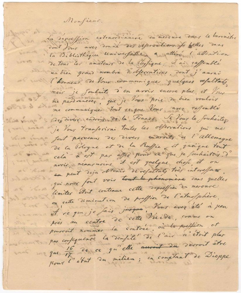 Große Abbildung Nr.1: 131-1795 Brandes, Heinrich Wilhelm,: (Autographen)