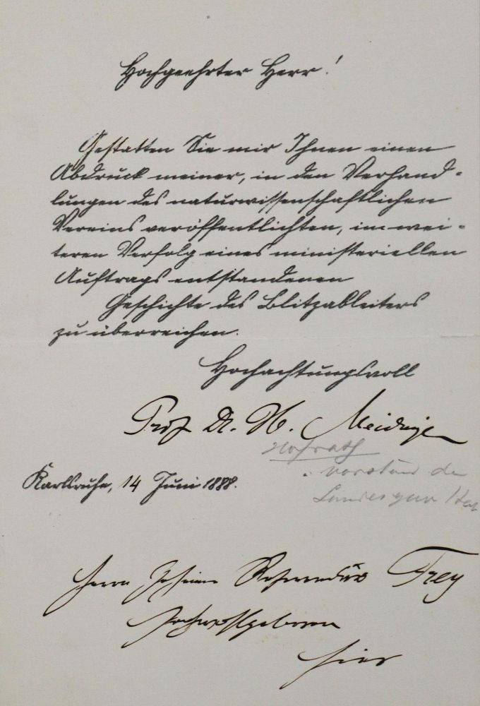 Große Abbildung Nr.1: 131-1799 Dolezalek, Carl,: (Autographen)