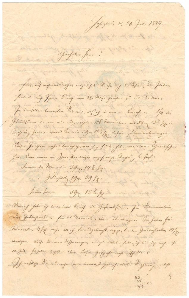 Große Abbildung Nr.1: 131-1801 Fleischer, Franz v.: (Autographen)