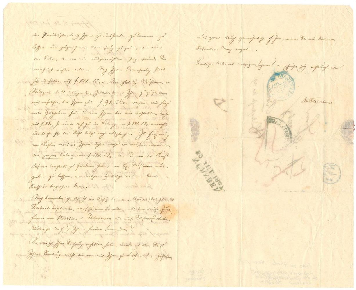 Große Abbildung Nr.2: 131-1801 Fleischer, Franz v.: (Autographen)
