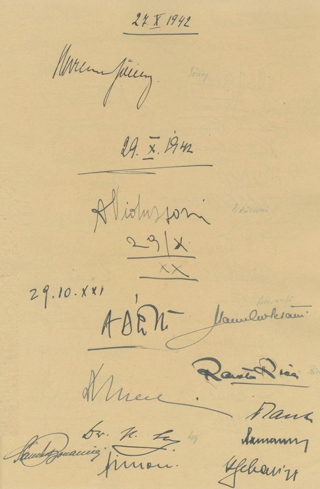 Große Abbildung Nr.3: 131-1810 Gästebuch: (Mackensen, Nationalsozialismus)