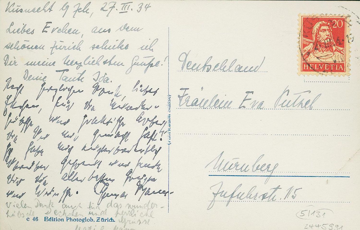 Große Abbildung Nr.2: 131-1812 Mann, Thomas,: (Autographen)