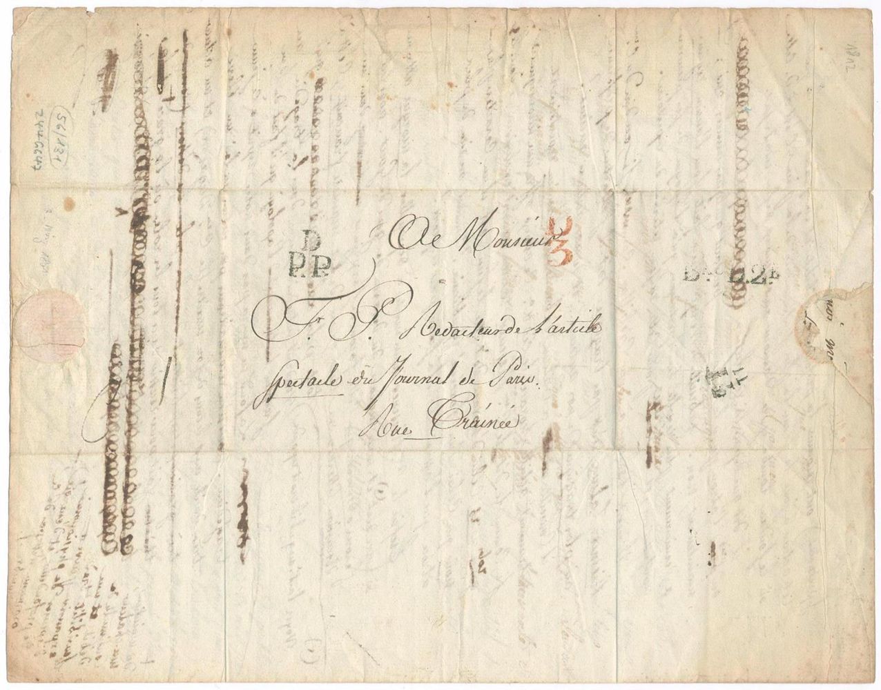 Große Abbildung Nr.3: 131-1819 Riesener, Henry-Francois,: (Autographen)