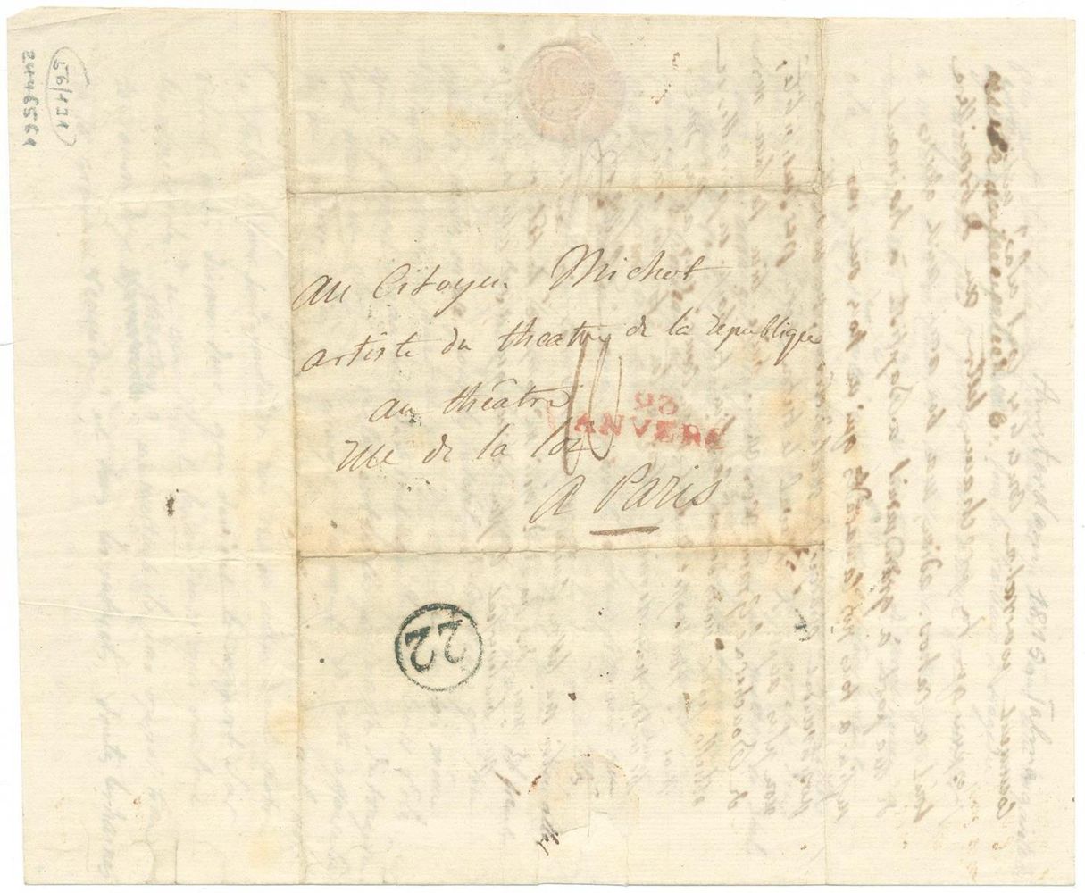Große Abbildung Nr.3: 131-1829 Talma, François Joseph,: (Autographen)