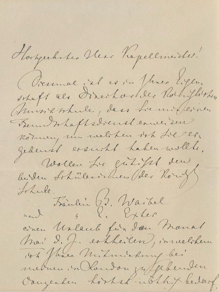 Große Abbildung Nr.1: 131-1834 Wagner, Richard: (Autographen)