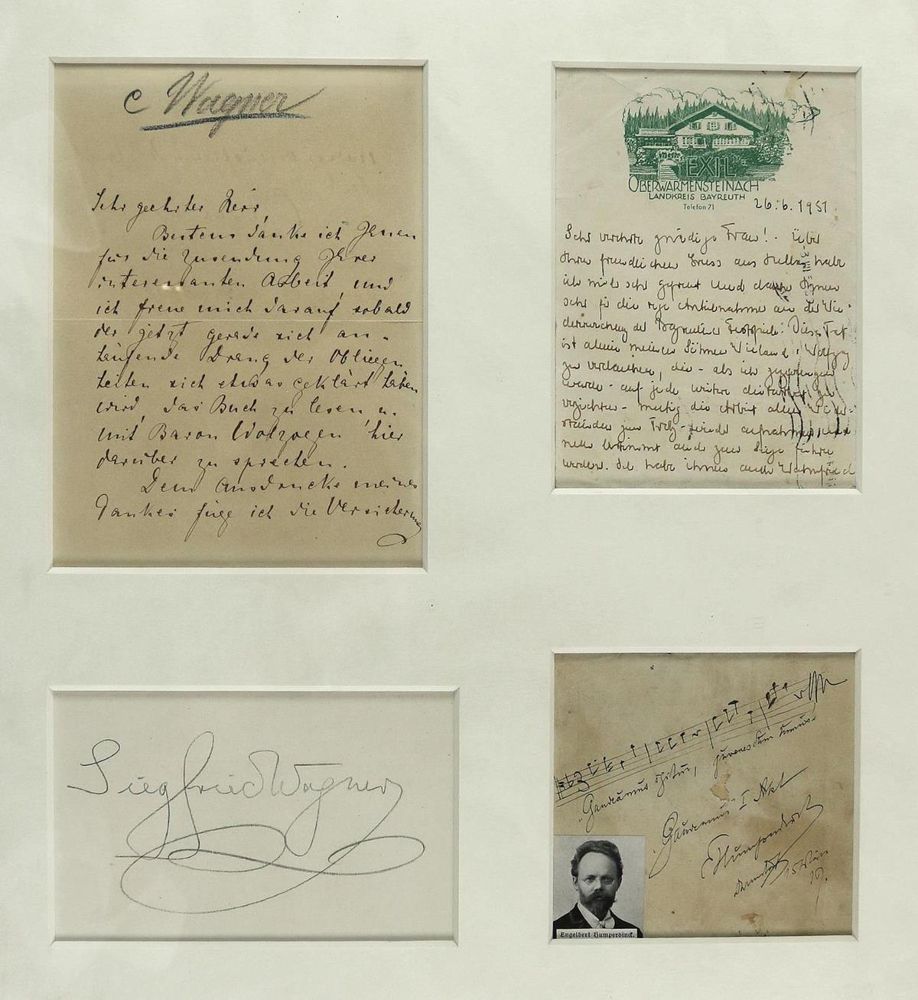 Große Abbildung Nr.1: 131-1835 Wagner,Winifred,: (Autographen)