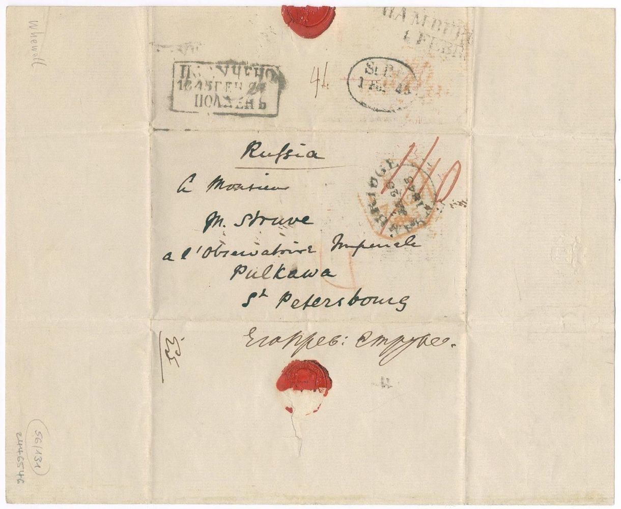 Große Abbildung Nr.1: 131-1836 Whewell, William,: (Autographen)