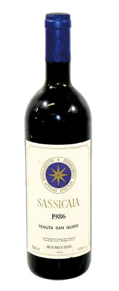 Große Abbildung Nr.1: 131-1858 Sassicaia 1986: (Varia, Getränke, Wein)