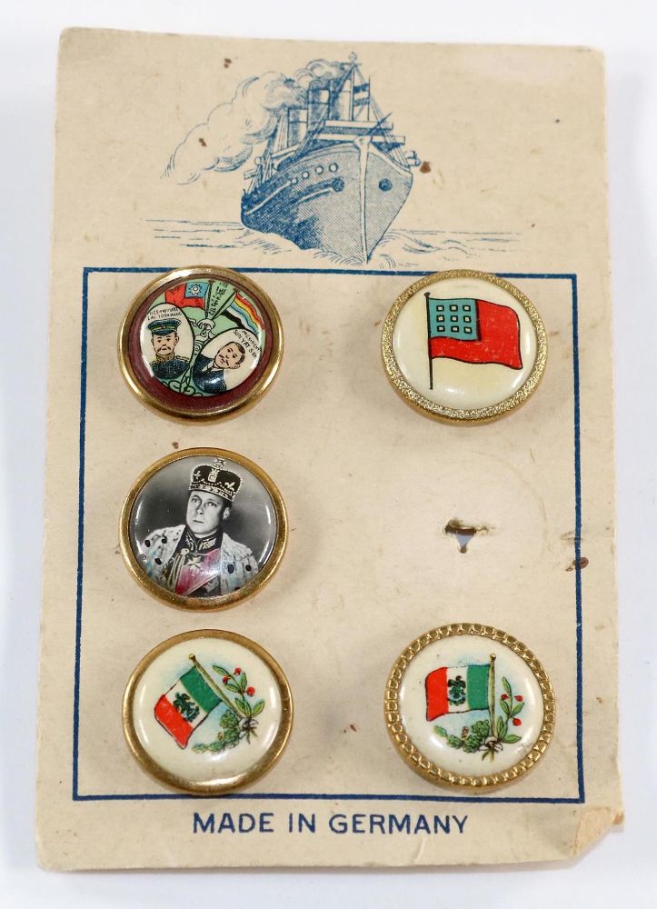 Große Abbildung Nr.2: 131-1897 Monarchen u. Herrscher.: (Varia, Nähzubehör, Knöpfe)