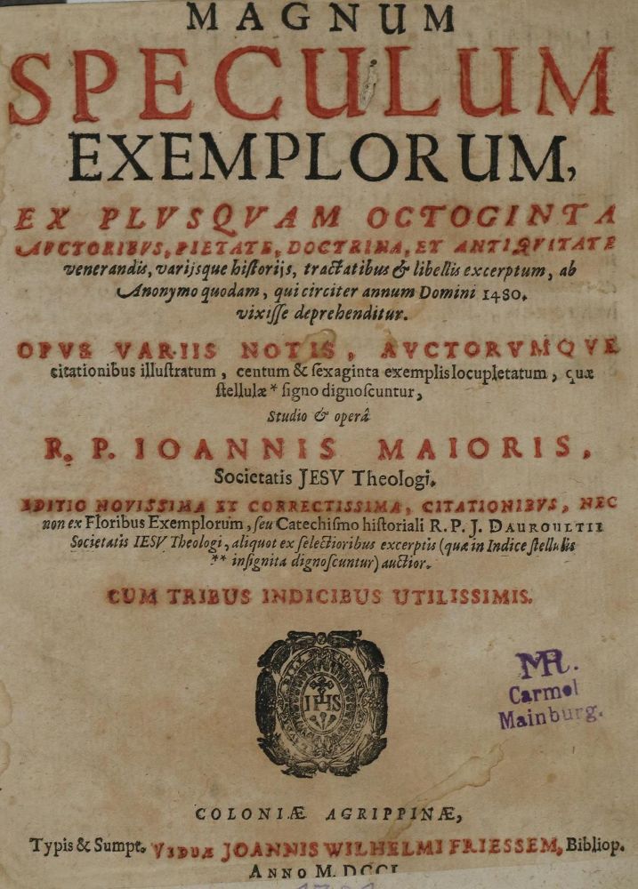Große Abbildung Nr.1: 131-192 Maior,J.: (Alte Drucke, Handschriften und Theologie)