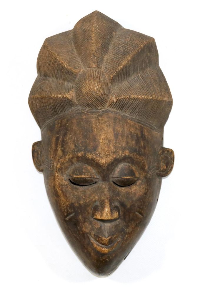 Große Abbildung Nr.1: 131-1957 Maske der Punu Gabun.: (Afrika)