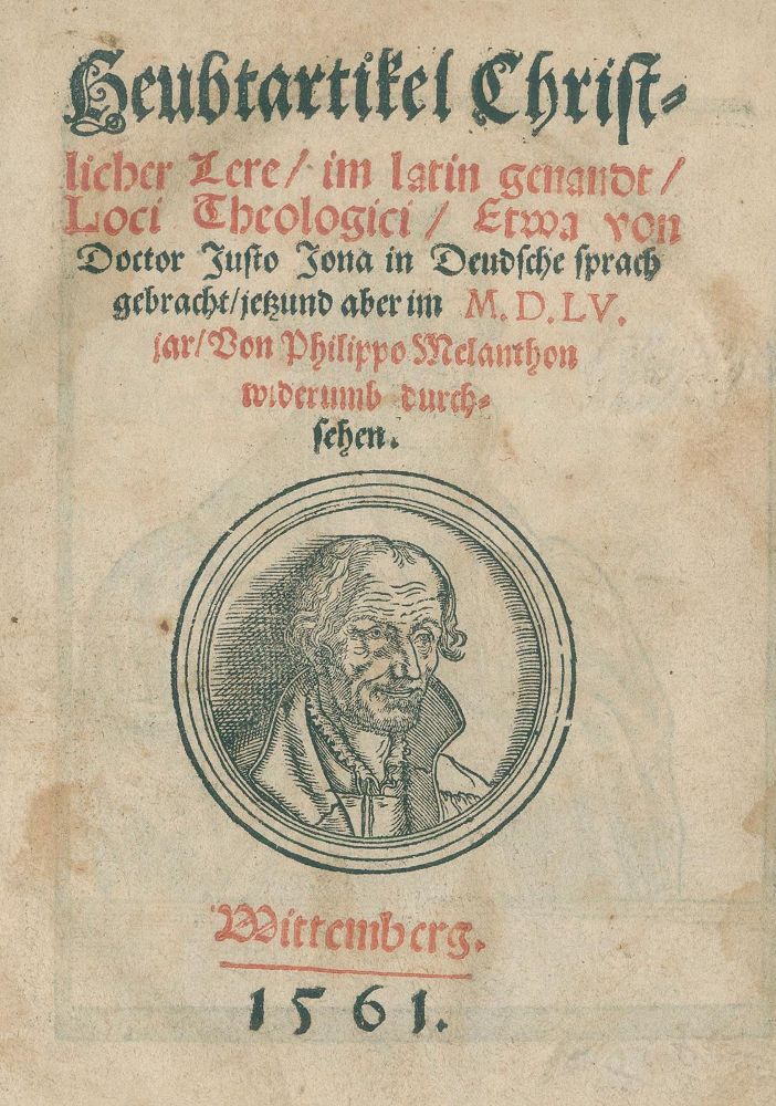 Große Abbildung Nr.1: 131-197 Melanchthon,P.: (Alte Drucke, Handschriften und Theologie)