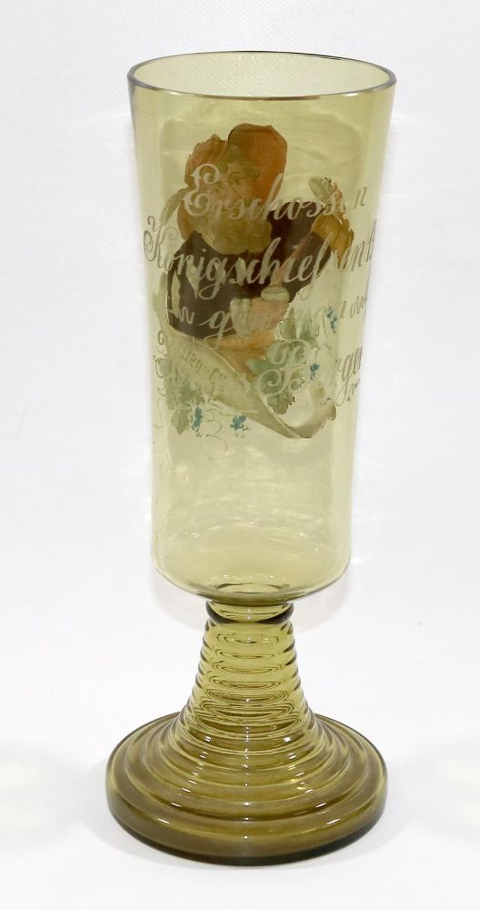 Große Abbildung Nr.3: 131-2008 Schützenglas, Schützenpokal.: (Glas)