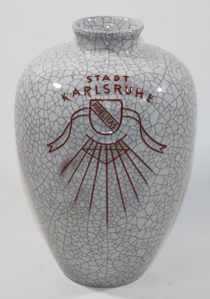 Große Abbildung Nr.5: 131-2053 Karlsruher Majolika.: (Porzellan u. Keramik, Fayencen)