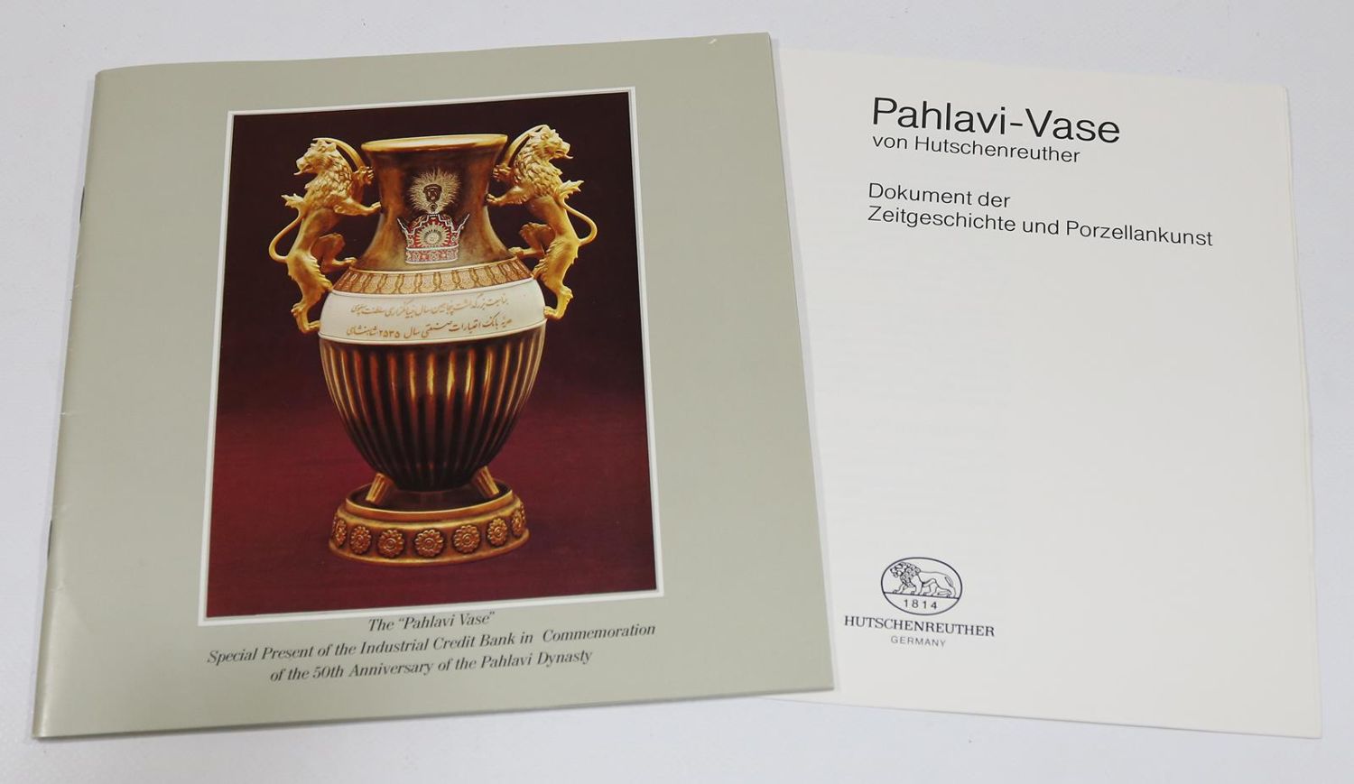 Große Abbildung Nr.6: 131-2103 Pahlavi - Pokal.: (Porzellan u. Keramik, Hutschenreuter)