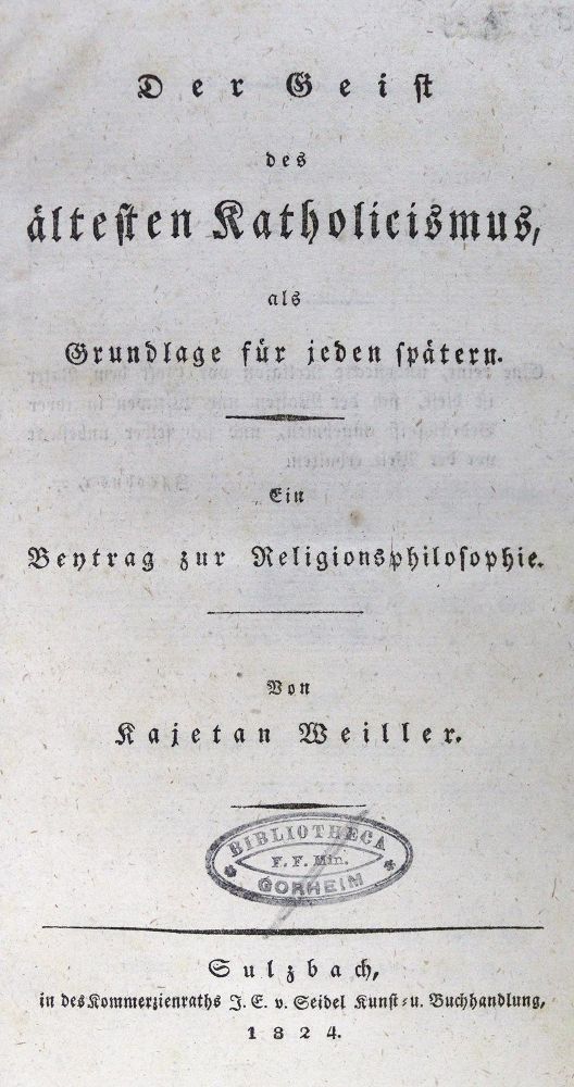 Große Abbildung Nr.1: 131-214 Niess,J.: (Alte Drucke, Handschriften und Theologie)