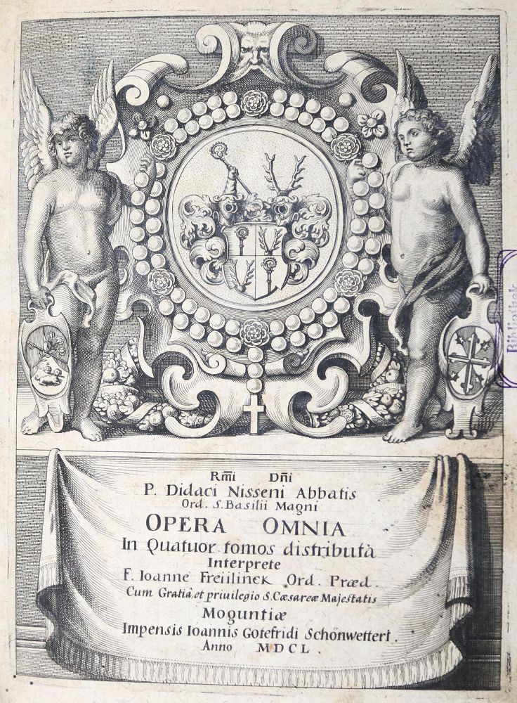 Große Abbildung Nr.1: 131-215 Niseno,D.: (Alte Drucke, Handschriften und Theologie)