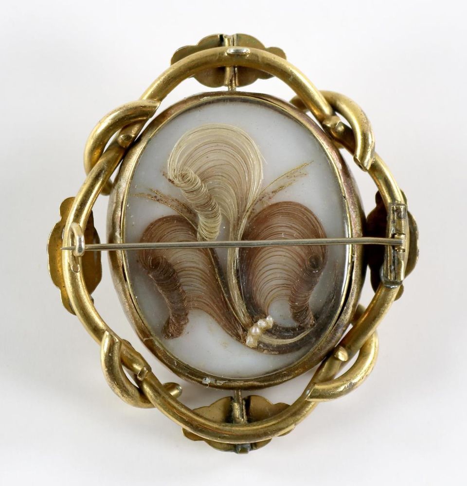Große Abbildung Nr.2: 131-2179 Biedermeier Wendebrosche.: (Schmuck, Broschen, Gemmen und Kameen)
