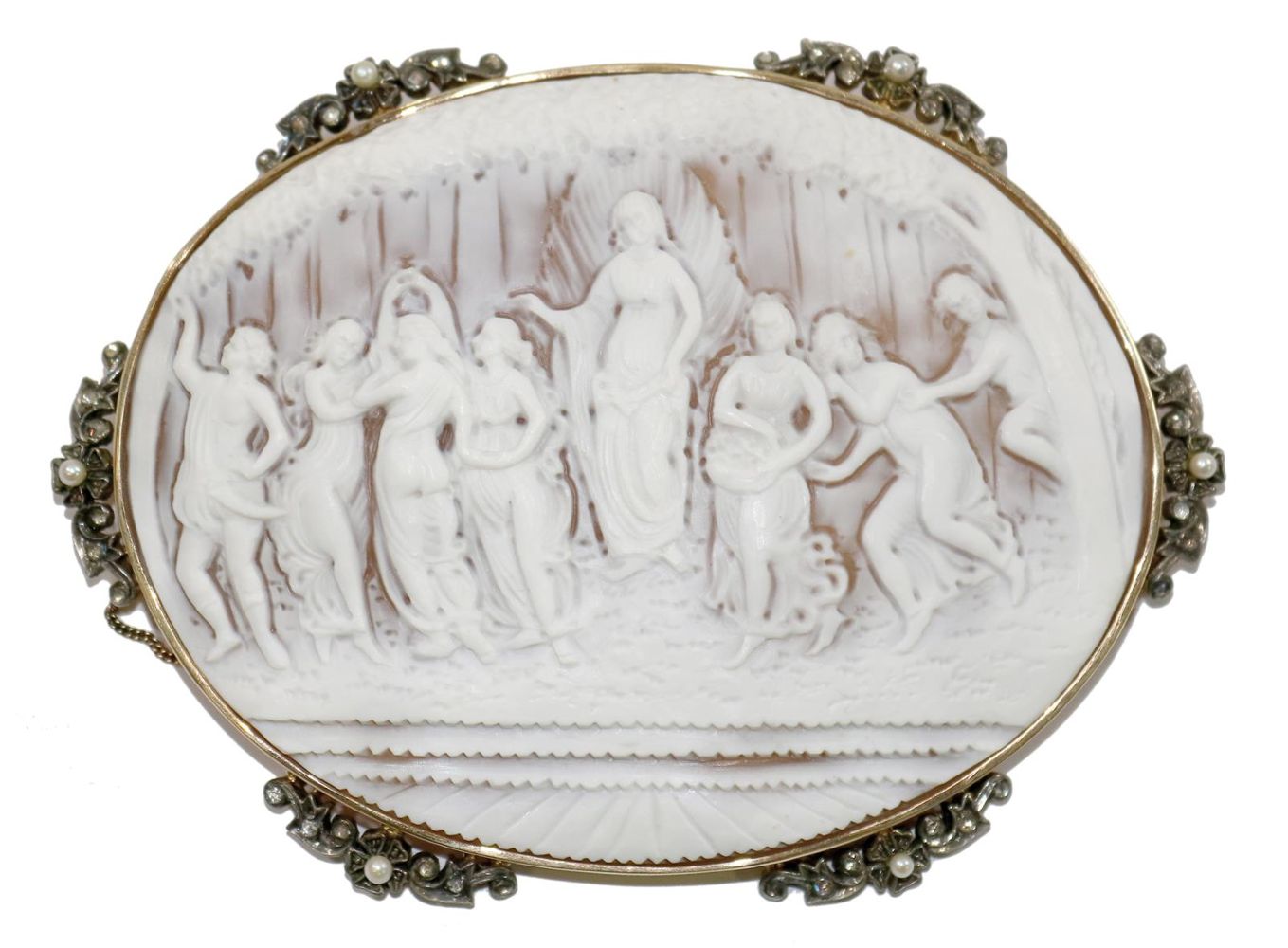 Große Abbildung Nr.1: 131-2192 Frühling, Primavera.: (Schmuck, Broschen, Gemmen und Kameen)
