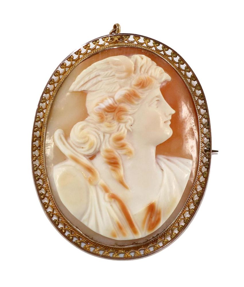 Große Abbildung Nr.1: 131-2201 Hermes: (Schmuck, Broschen, Gemmen und Kameen)