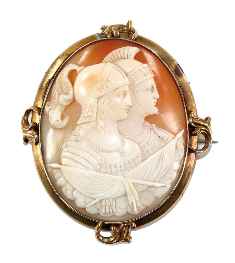 Große Abbildung Nr.1: 131-2223 Prachtkamee,: (Schmuck, Broschen, Gemmen und Kameen)