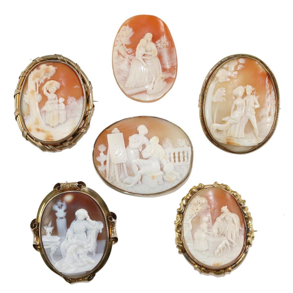Große Abbildung Nr.1: 131-2227 Romantik.: (Schmuck, Broschen, Gemmen und Kameen)