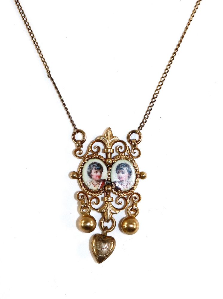Große Abbildung Nr.1: 131-2240 Feines Historismuscollier: (Schmuck, Colliers)