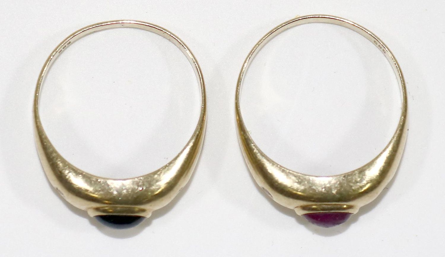 Große Abbildung Nr.2: 131-2254 Paar Damenringe: (Schmuck, Ringe)