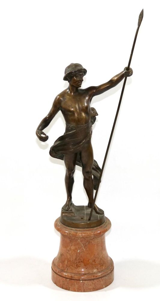 Große Abbildung Nr.1: 131-2288 Hermes Bronze.: (Skulpturen - Plastiken)
