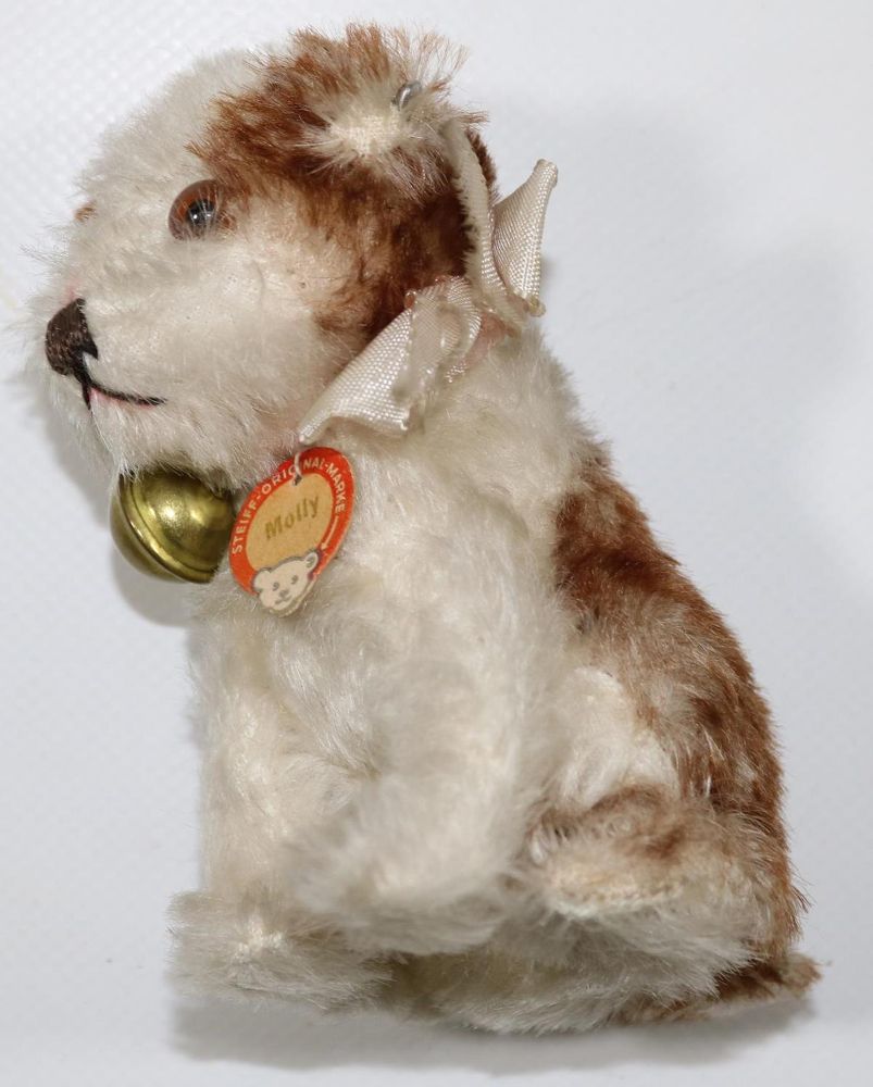 Große Abbildung Nr.2: 131-2305 Steiff Molly US-Zone.: (Spielzeug, Steiff, Hunde)