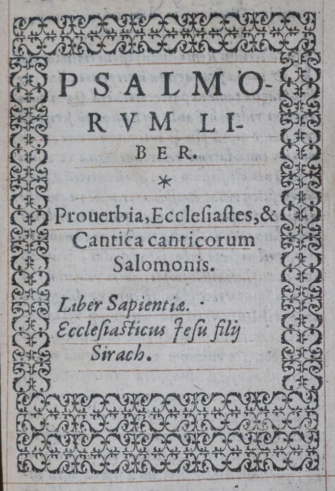 Große Abbildung Nr.1: 131-231 Psalmorum liber.: (Alte Drucke, Handschriften und Theologie)