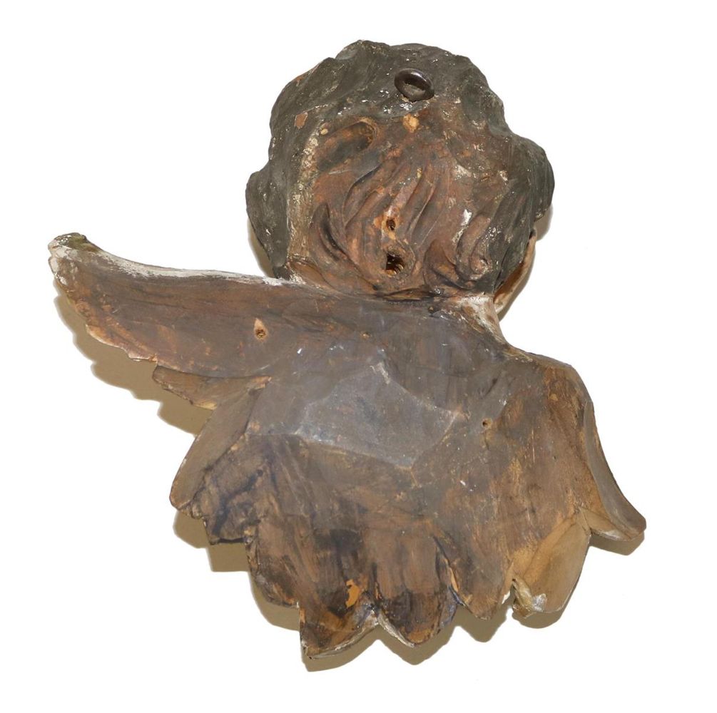 Große Abbildung Nr.2: 131-2354 Putto 19.Jh.: (Volkskunst, Religiöse Volkskunst)