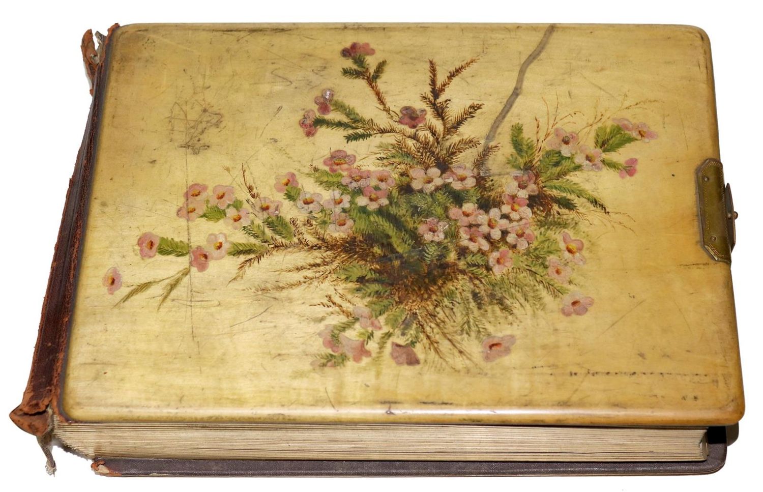 Große Abbildung Nr.1: 131-2375 Holzdeckelalbum: (Photographie)