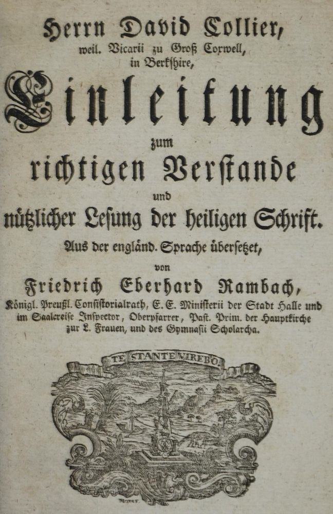 Große Abbildung Nr.1: 131-244 Sammlung: (Alte Drucke, Handschriften und Theologie)