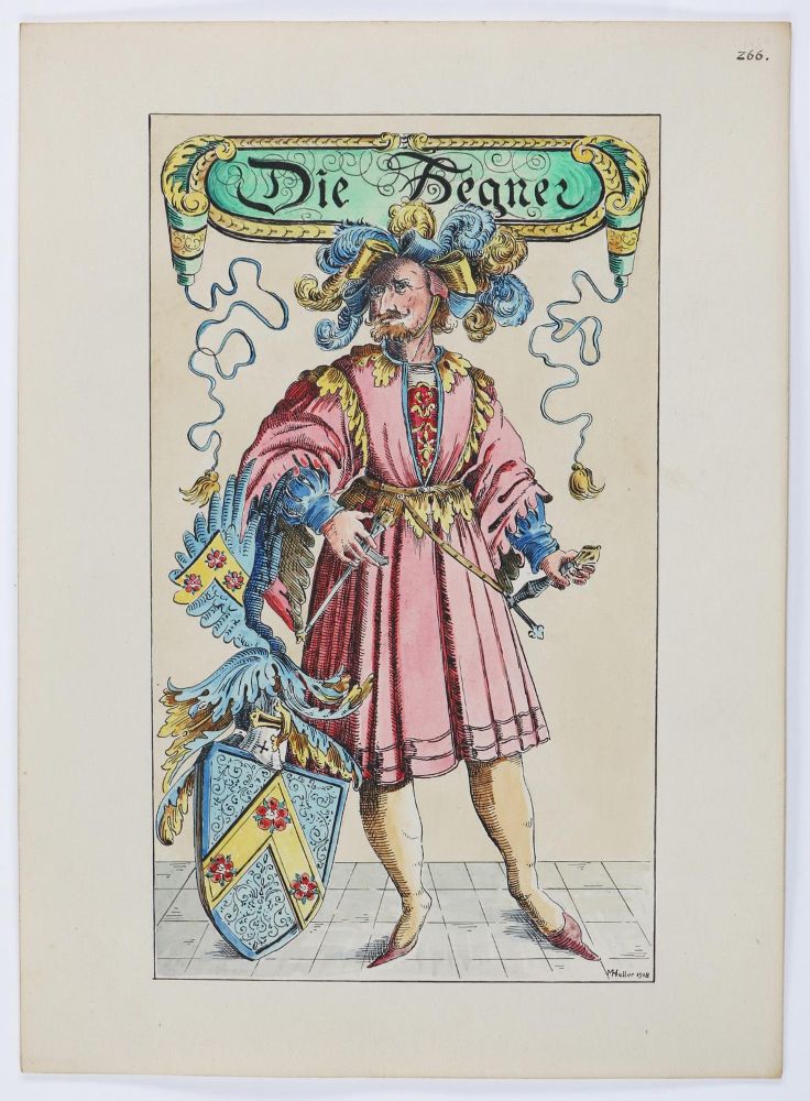 Große Abbildung Nr.21: 131-2444 Wappen.: (Varia, Genealogie und Heraldik)