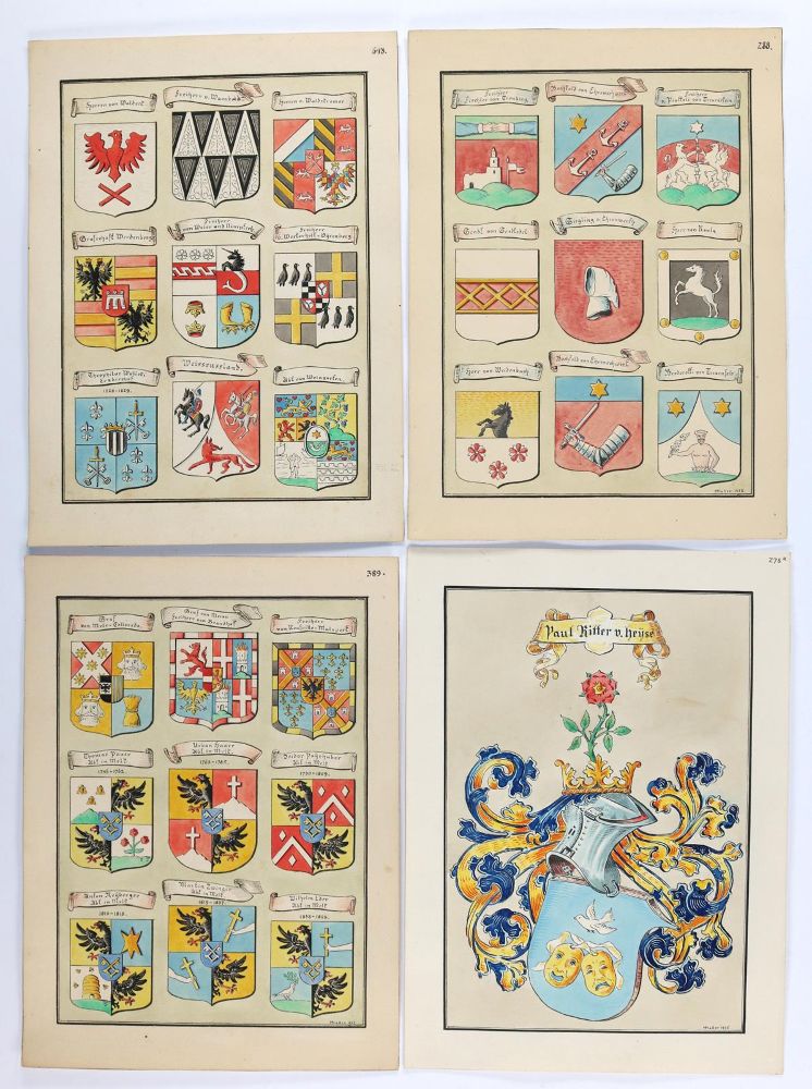 Große Abbildung Nr.26: 131-2444 Wappen.: (Varia, Genealogie und Heraldik)