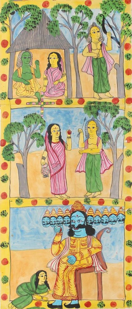 Große Abbildung Nr.1: 131-2450 Bildrolle: (Varia, Jagd, Indien)