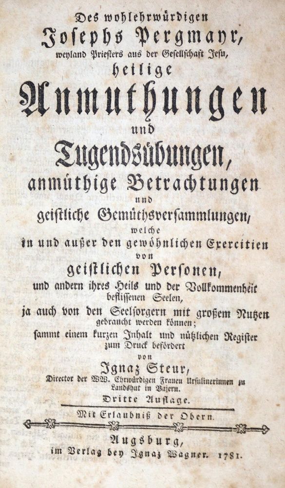 Große Abbildung Nr.1: 131-246 Sammlung: (Alte Drucke, Handschriften und Theologie)