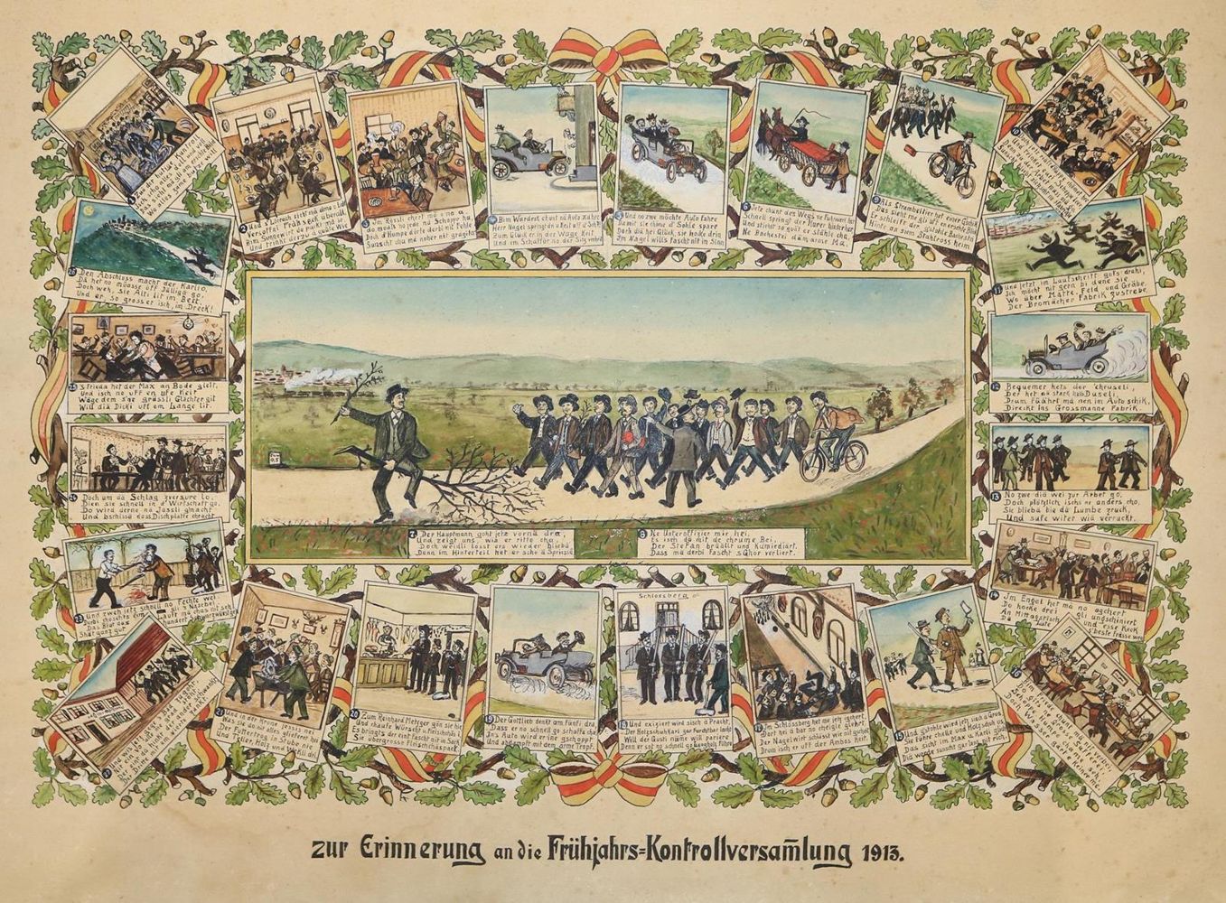 Große Abbildung Nr.1: 131-2484 Kontrollversammlung.: (Varia, Militaria)