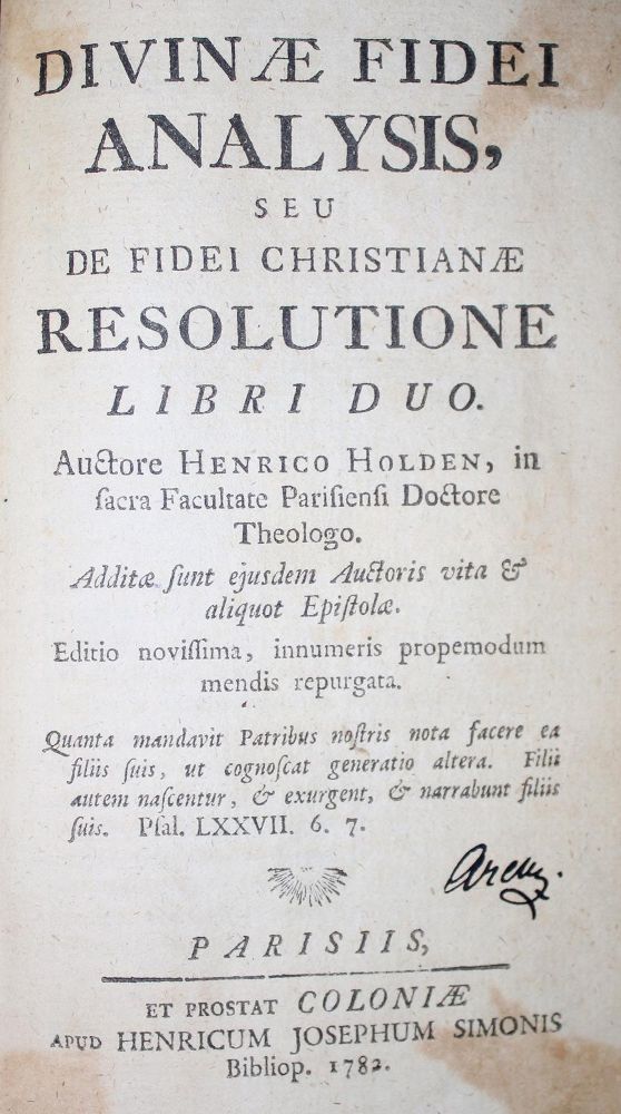 Große Abbildung Nr.1: 131-257 Sammlung: (Alte Drucke, Handschriften und Theologie)