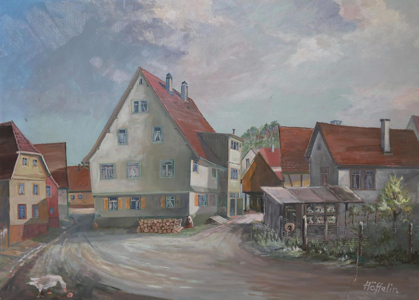 Große Abbildung Nr.1: 131-2574 Dorfidyllen.: (Deutschland)