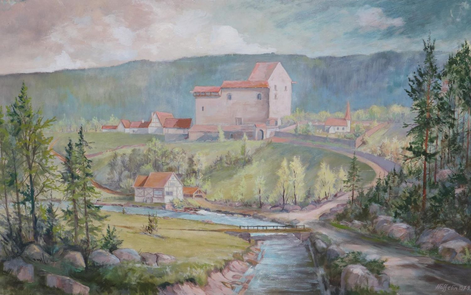 Große Abbildung Nr.1: 131-2608 Burg Rabeneck: (Deutschland, Pforzheim)